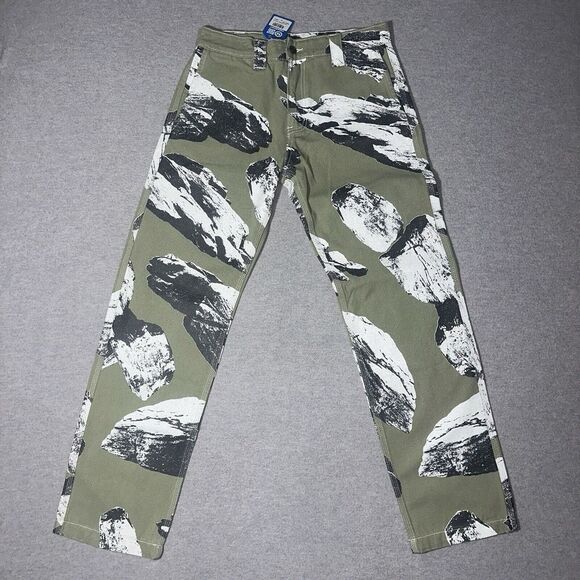 Chinatown Market Jeans Talus Work Pants Mens Size 30x31 Hip Hop Streetwear AOP - Picture 2 of 8